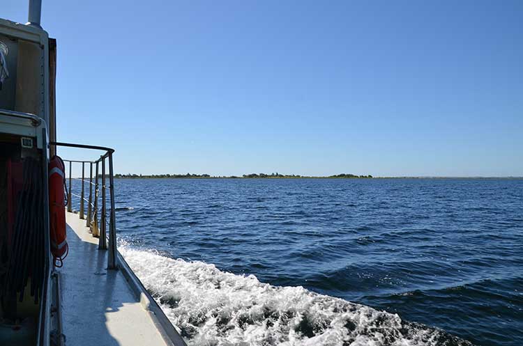 På vej mod Hjortø. Copyright: ØHAVS-MEDIA 