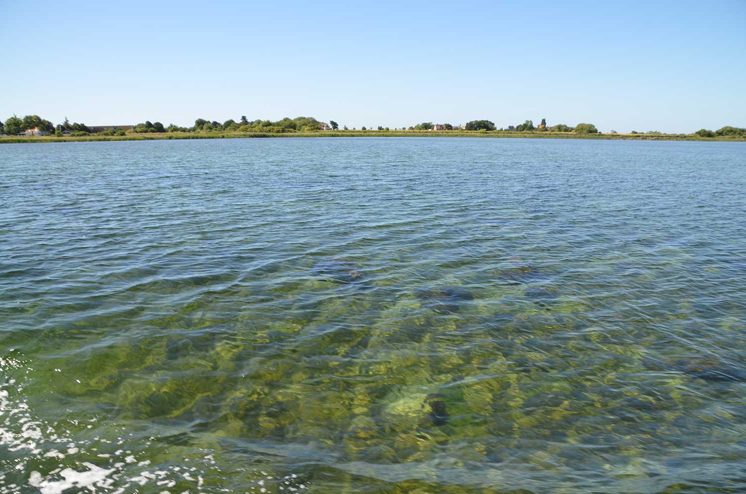 På vej ind til Hjortø. Copyright: ØHAVS-MEDIA